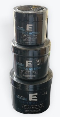 Elegance TRIPLE ACTION SUPER STRONG HOLD Gel EARTH Scent Lots Sealed
