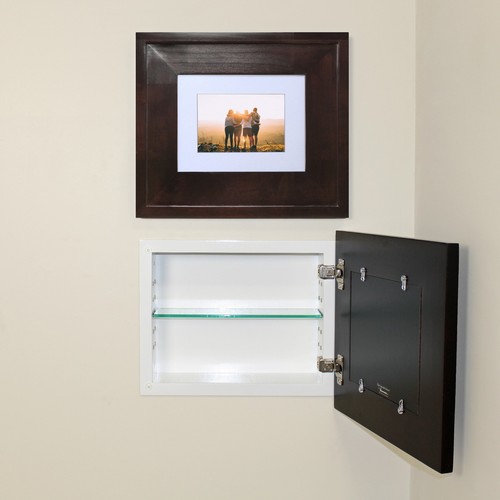 Landscape 14"W X 11"H Recessed Medicine Cabinet w/ picture frame door NO MIRROR - 第 7/41 張圖片