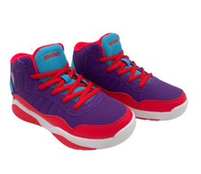 1.5D Youth - New Shaq Screen Purple / Red High Top Sneakers Shoes
