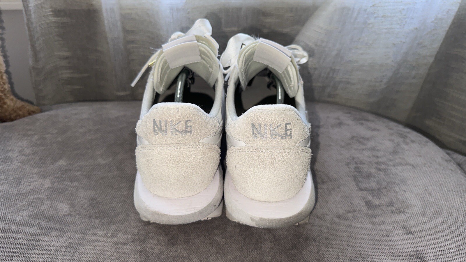 SACAI X NIKE Taglia 9 5 Nike sacai x LDWaffle nylon bianco