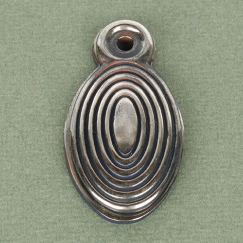 Traditional Antique Victorian Escutcheon Key Hole Cover - Solid Brass - Nickel - Picture 49 of 49