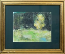 Beautiful Vintage Expressionist Landscape Painting by William Winston Smith FINE
