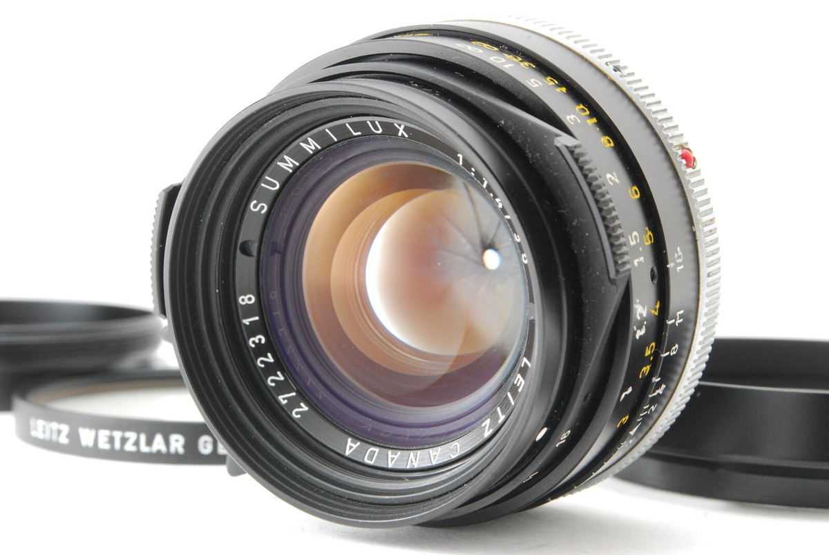 Rare [MINT] Leica LEITZ Canada Summilux M 35mm f/1.4 Black