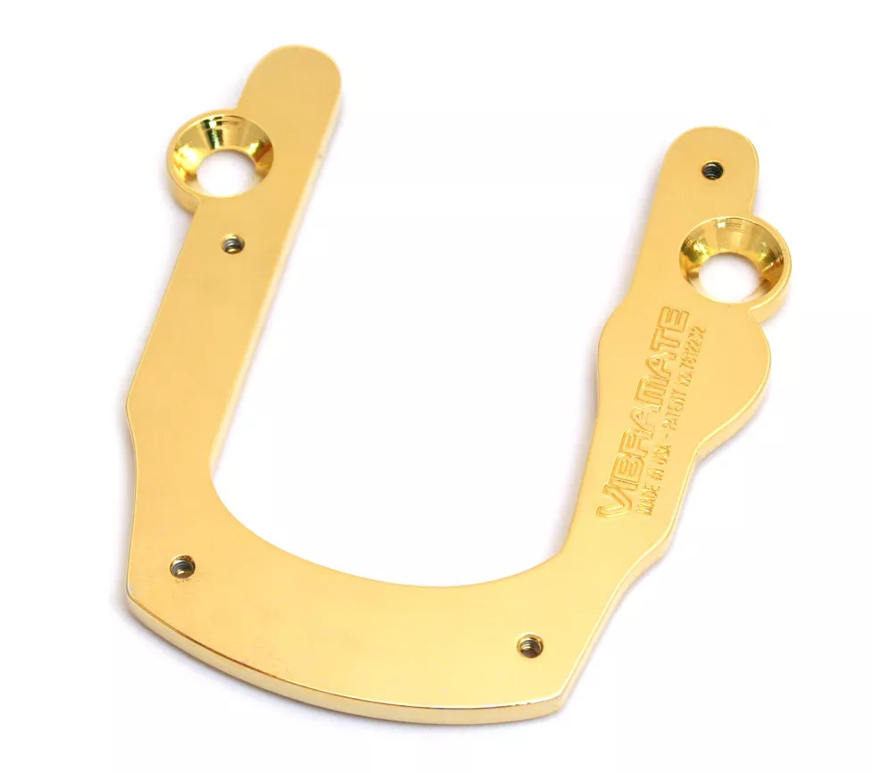 Vibramate V5 Gold Adapter Plate Bigsby B5 on Gibson Les Paul SG TP 3740 002