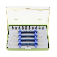 DASK Sinus Kit Crestal Lateral Diaomond Drills Burs Stoper Elevation Instruments