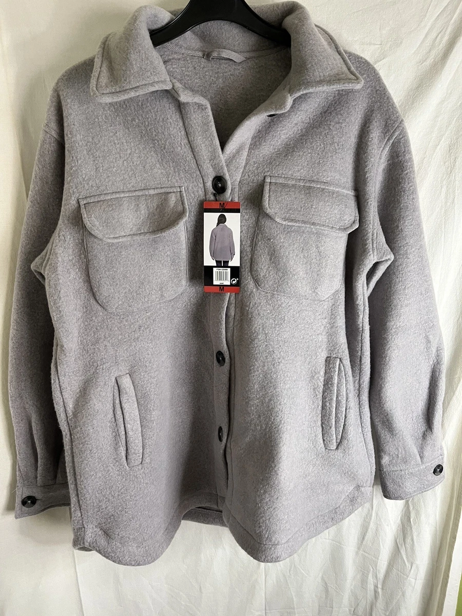 Lilac fleece cheap jacket