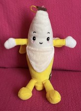 PMS Cuddle Crew Smiley gelbe Banane Frucht weiches Plüschtier 9 Zoll