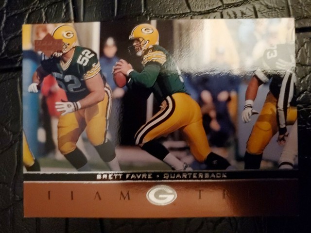 1996 Upper Deck Brett Favre TEAM TRIO card #TT50