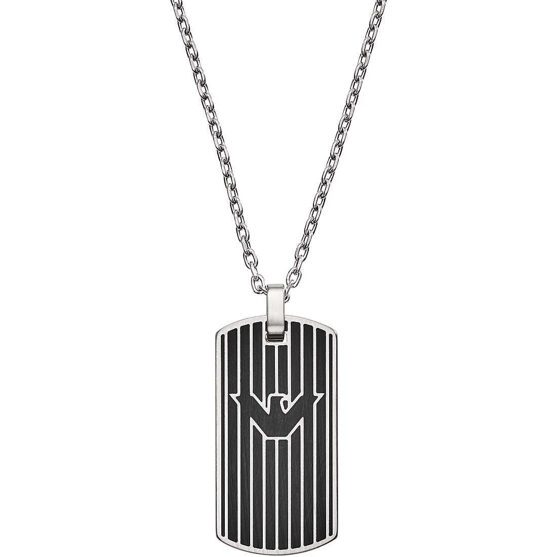 EMPORIO ARMANI EGS2916040 | Silver Men's Necklace | YOOX