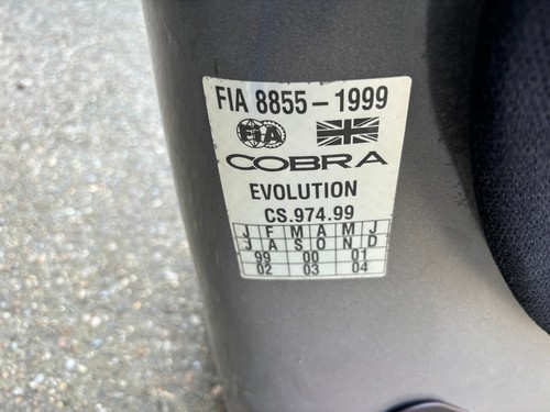 COBRA EVOLUTION LIGHT FIBERGLASS SEAT UNUSED BRAND NEW/TEST FITTED ONLY - MINT - Picture 7 of 7