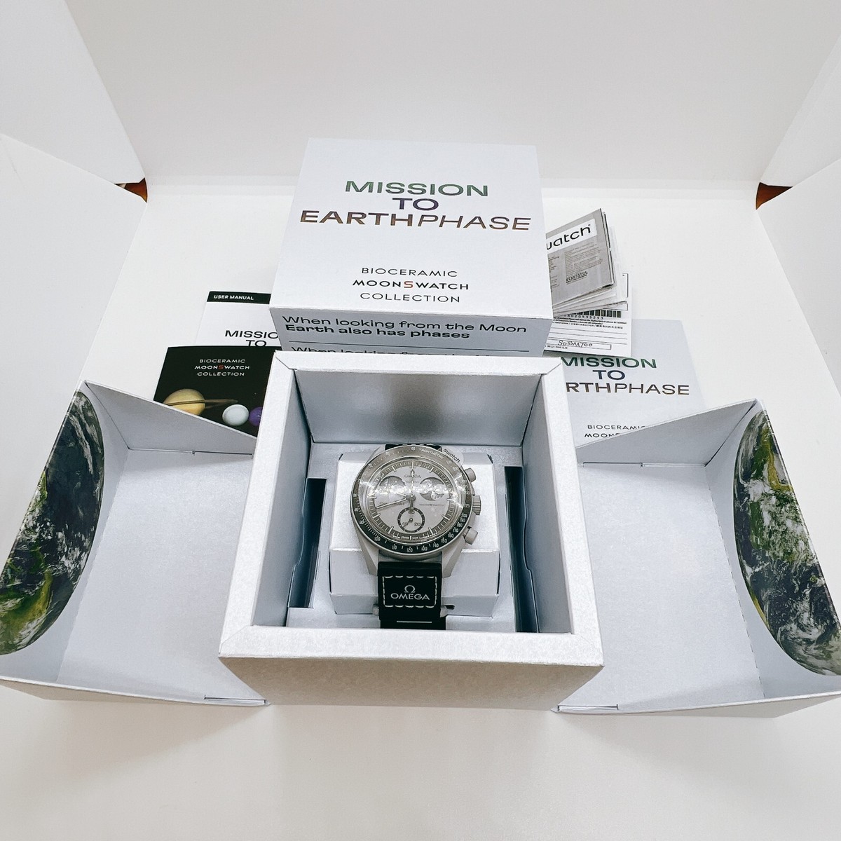 Omega X Swatch Moonswatch Mission To The Earthphase SO33M700