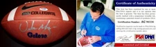 Urban Meyer SIGNED UF Florida Gators Game Model Full Size Football HOF + PSA/DNA