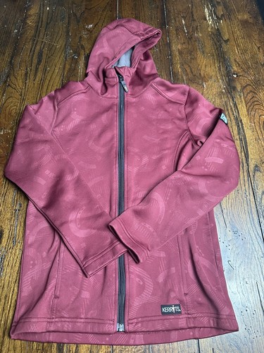 Kerrits Equestrian Fleece Full Zip Jacket Youth Girls Size XL Horseshoe print - Picture 2 of 8