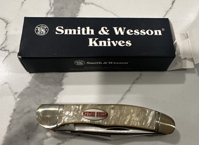Smith & Wesson Texas pocket knife Pearl Handle THCH