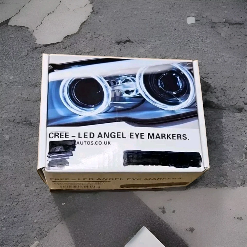 bmw e60 e61 Lci cree led angel eye markers la016 10w White Error Free High Perf - Image 3 of 4