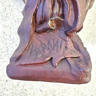 Vintage 1900s Hiawatha Chalkware Native American Cigar Store Vintage 1900s Hiawatha Chalkware Native American Cigar Store