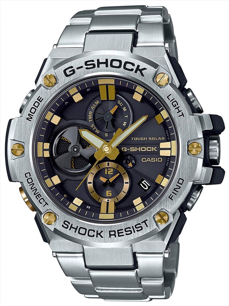 CASIO G-SHOCK GST-B100D-1A9JF G-STEEL Bluetooth Watch Japan