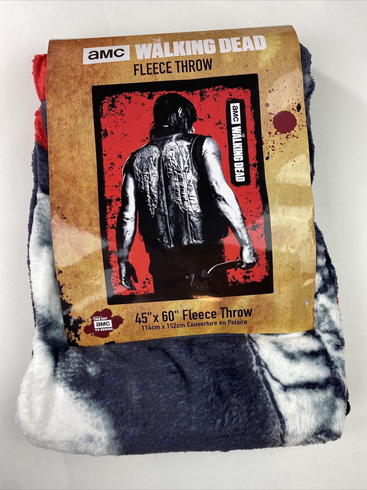 The Walking Dead 45x60 Daryl Dixon Fleece Throw Blanket For Sale Online EBay