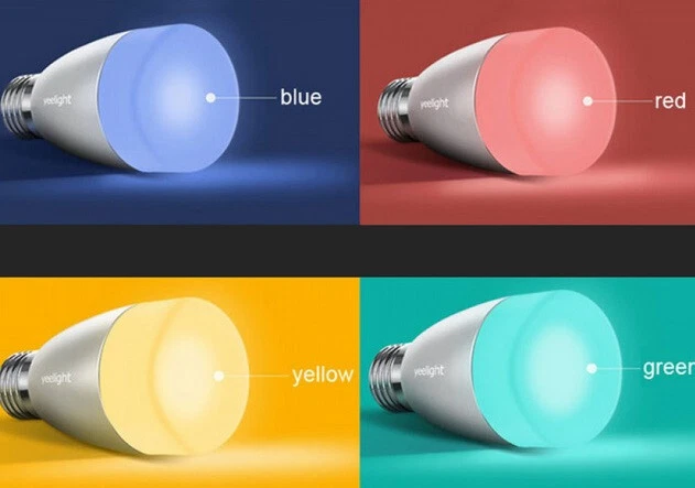 Lampadina Led 220V Luce XIAOMI Yeelight Multicolor Light Bulb rilassante E27 9W - Immagine 2 di 4