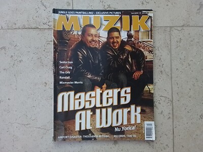 Muzik Magazine 22 March 1997 Masters At Work Orb Carl Craig Randall DJ Seduction