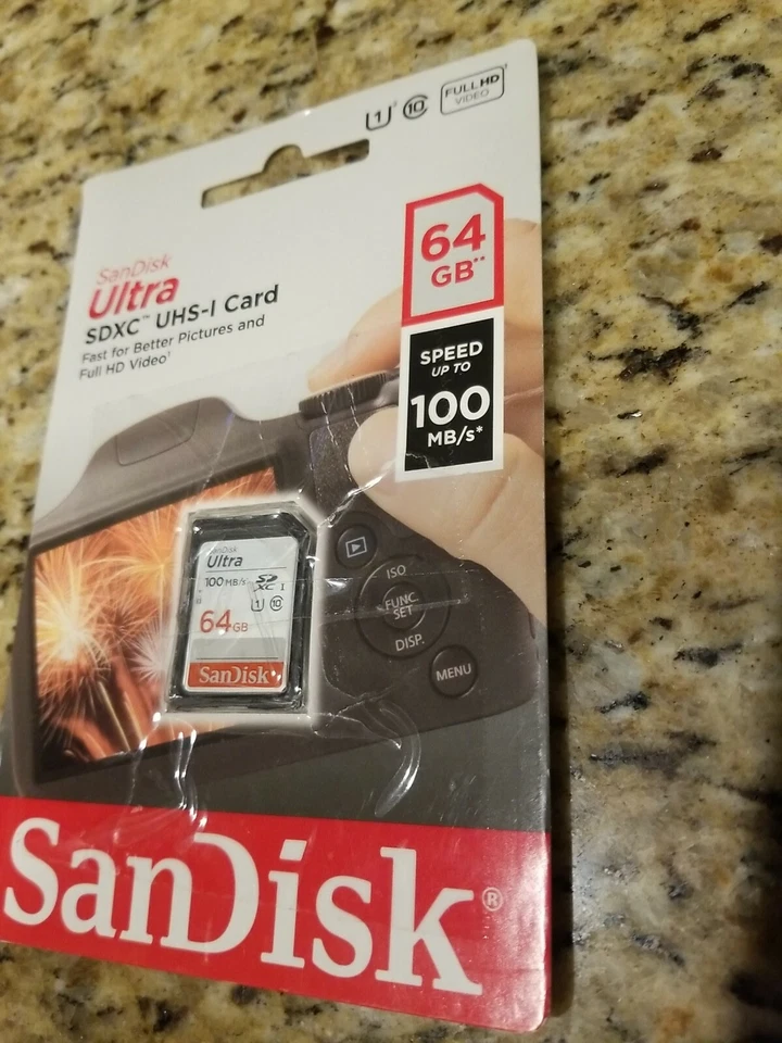 SanDisk Ultra 64 GB SDXC UHS-I Memory Card, Speed Up to 120MB/s, SDSDU, Class 10 - Image 3 of 4