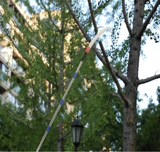 Pole Saw cutter for Tree Trimming Pruner with 48"~166" adjust Pole+3-Sided blade