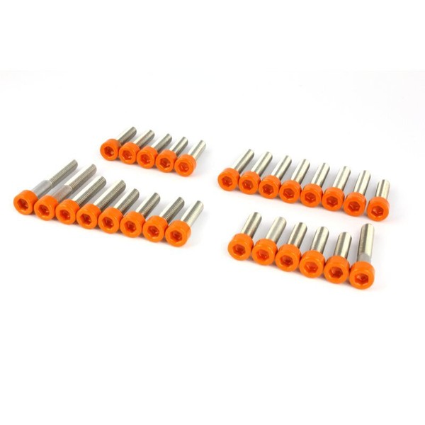 Schraubensatz Ktm Duke 125 Orange | Edelstahl | Motor-Schrauben | Kit Set-image