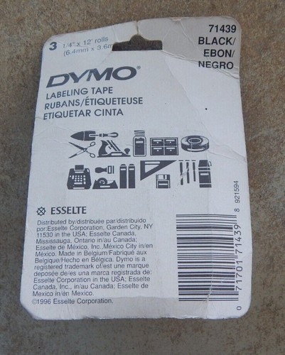 Authentic Dymo Labeling Tape 2 Colors You Choose! Red or Blue Stationary Office - Picture 4 of 10