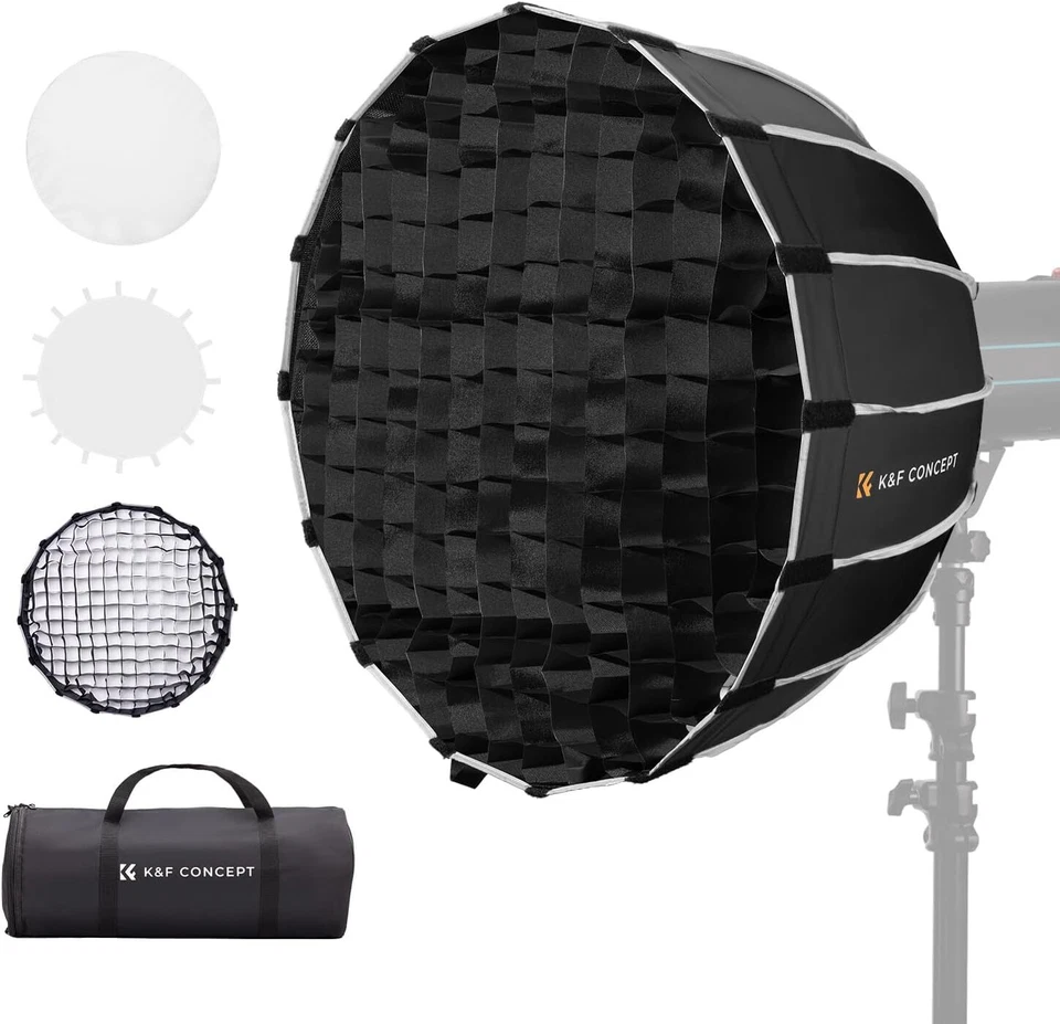 K&F Concept Octagon Softbox Bowens Mount Achteckige Softbox mit Honeycomb Gitter - Bild 2 von 4