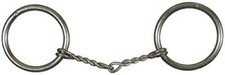 Showman Mini Nickel Plated O-Ring Snaffle Bit
