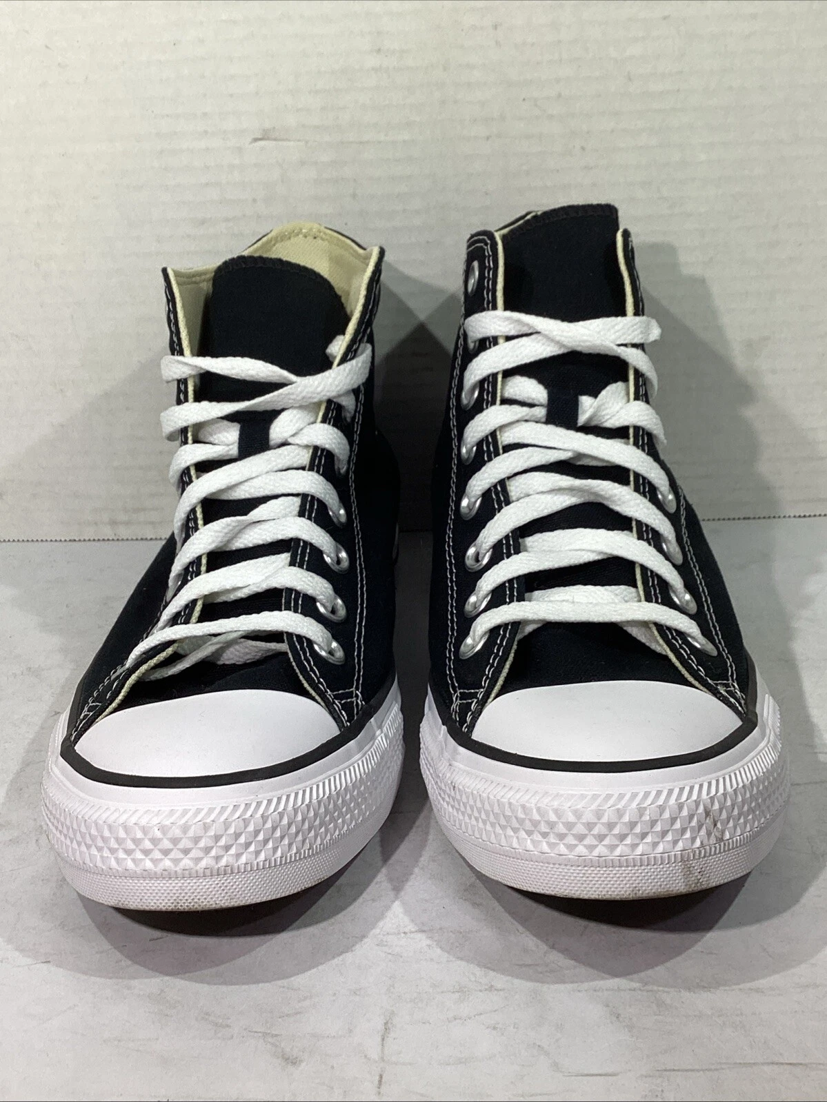 Sneakers Converse donna taglia 10 EU 41 5 nere in tela All Star Hi AJ 708