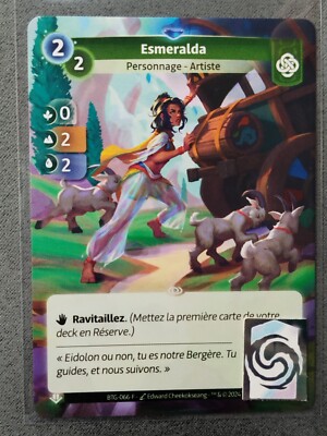 Altered TCG FR Card - Muna - Rare Esmeralda BTG-066-F New