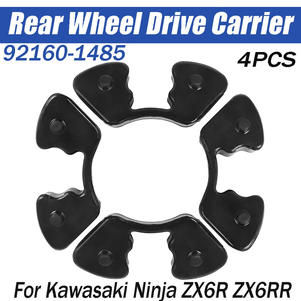 For 03-06 Kawasaki Ninja ZX6R 4x Hub Rear Rim Wheel Cush Drive Sprocket Carrier - Изображение 2 из 4