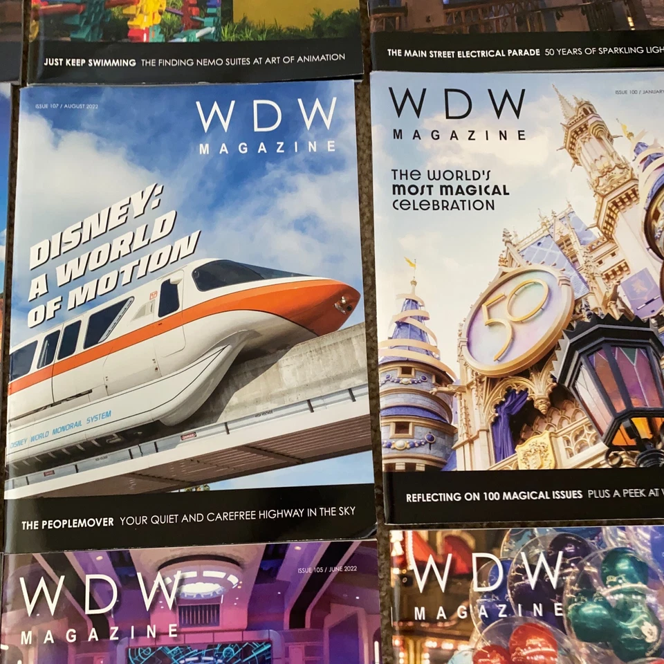 Lot of 10 WDW Magazines 2021, 2022 + Life Inside Disney Parks Magazine - Image 4 of 4