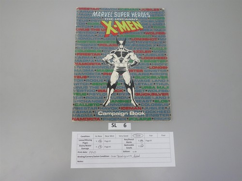 Marvel Super Heroes: The Uncanny X-Men Campaign Book - Picture 2 of 12