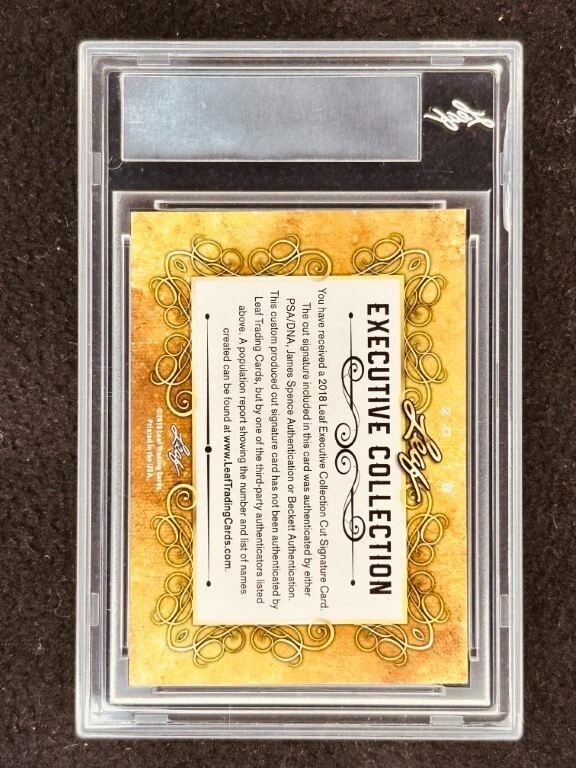 Hedo Turkoglu 2018 Leaf Masterpiece Cut Signature 1/1 autographed card JSA Magic - Image 2 of 2