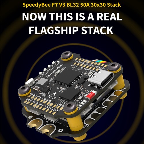 SpeedyBee F7 V3 Flight Stack Flight Controller 50A ESC for FPV Freestyle Drone - Picture 11 of 27