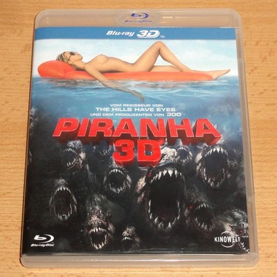 Blu-Ray Piranha 3D (2010) Uncut FSK18 + Top Tier Horror + auch in 2D abspielbar