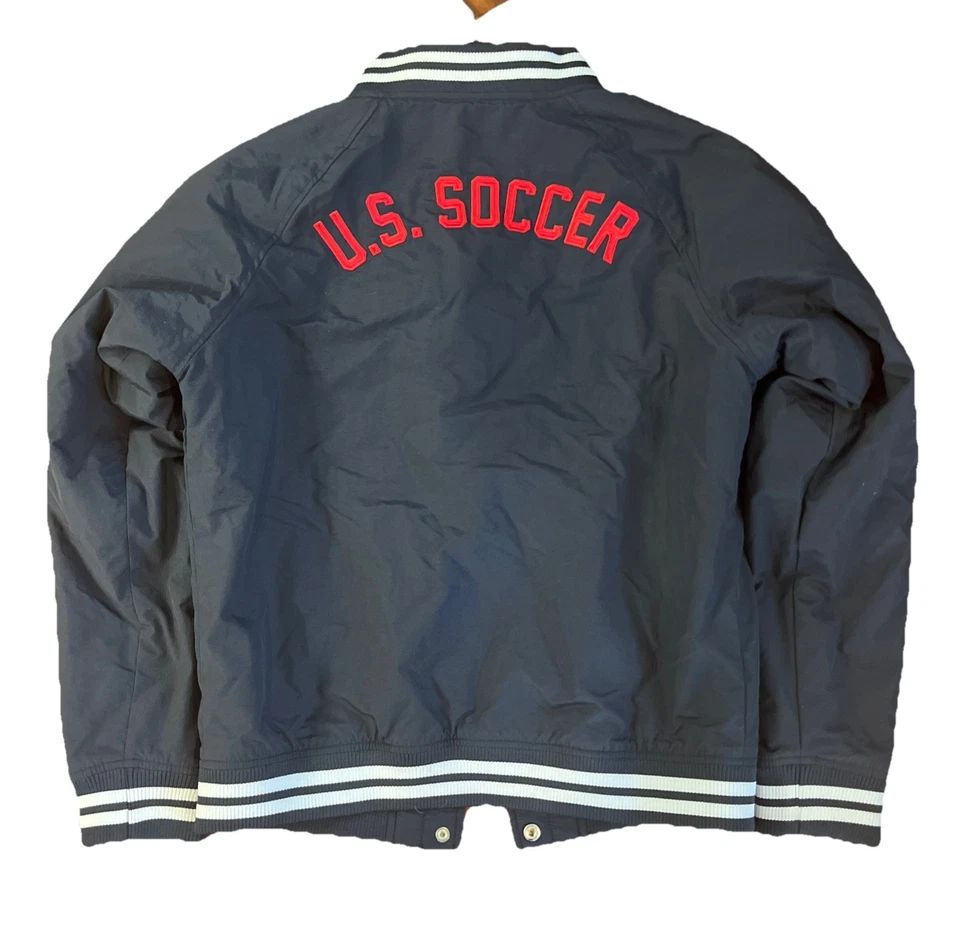 Chaqueta de bombardero de fútbol New Era EE. UU. talla M Foto 4 de 4