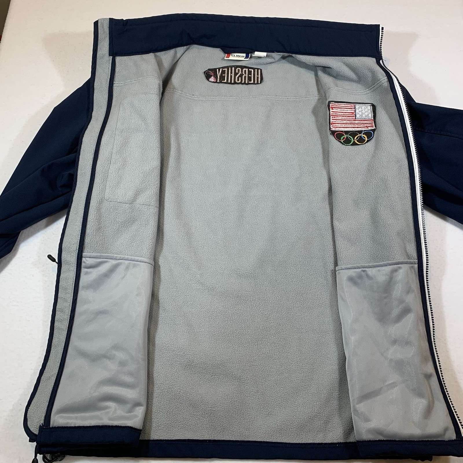 Olympic Team USA Hershey Softshell Jacket Windbre… - image 9