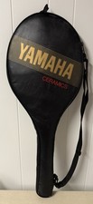 Vintage Yamaha Ceramics Gold 90 Tennis Racket With Case, Brand New Old Stock