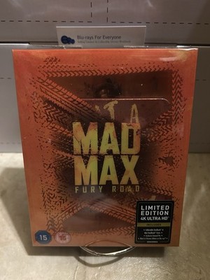 Mad Max Fury Road 4K Full Slip SteelBook UHD Blu-ray Titans of Cult #3 [2015]