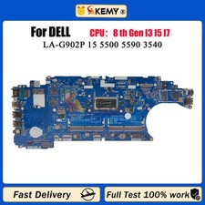 For Dell Latitude 5500 3540 LA-G902P Laptop Motherboard 0JCXDY 08K4FK 0VM2Y4