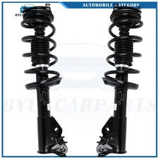 Pair For 2012 Honda Civic Front Complete Loaded Struts & Coil Springs Assembly