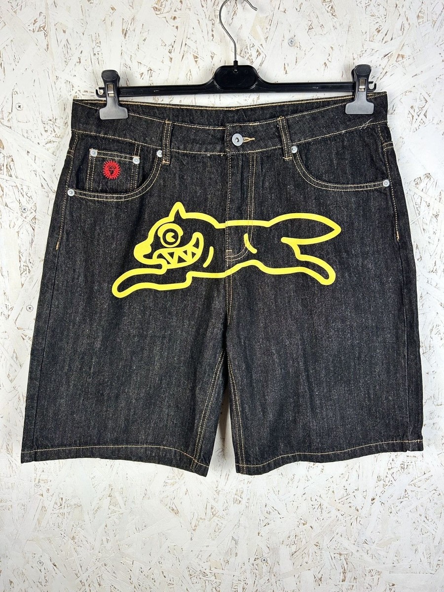 Ice Cream By Billionaire Boys Club Running Dog Denim Shorts Size