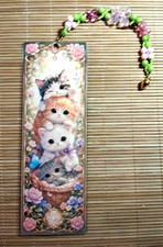 Handmade Jewelry Bookmark LES KITTONS