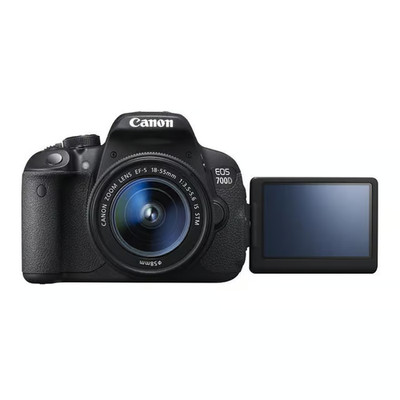 Canon EOS 700D SLR-Digitalkamera - Schwarz (Kit mit EF-S 18-55mm IS STM...