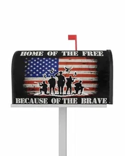 Patriotic Memorial Day Mailbox Covers Magnetic 18.5x21.7 Inches Usaamz8176