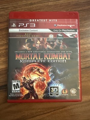 Mortal Kombat -- Komplete Edition (Sony PlayStation 3, 2012) CIB