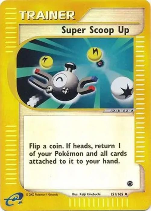 Super Scoop Up - 151/165 - Pokemon Expedition Reverse Holo Rare Card NM